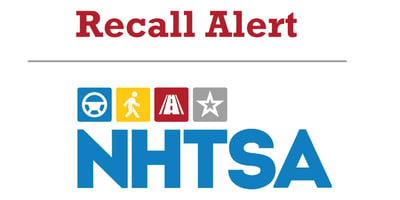 NHTSA Recall Alert