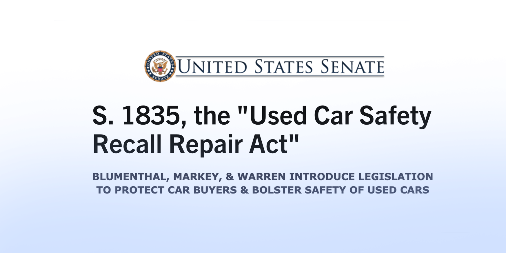 Recalls: A Hidden Danger in Used Car Sales & New Bill Proposed to Fix it.